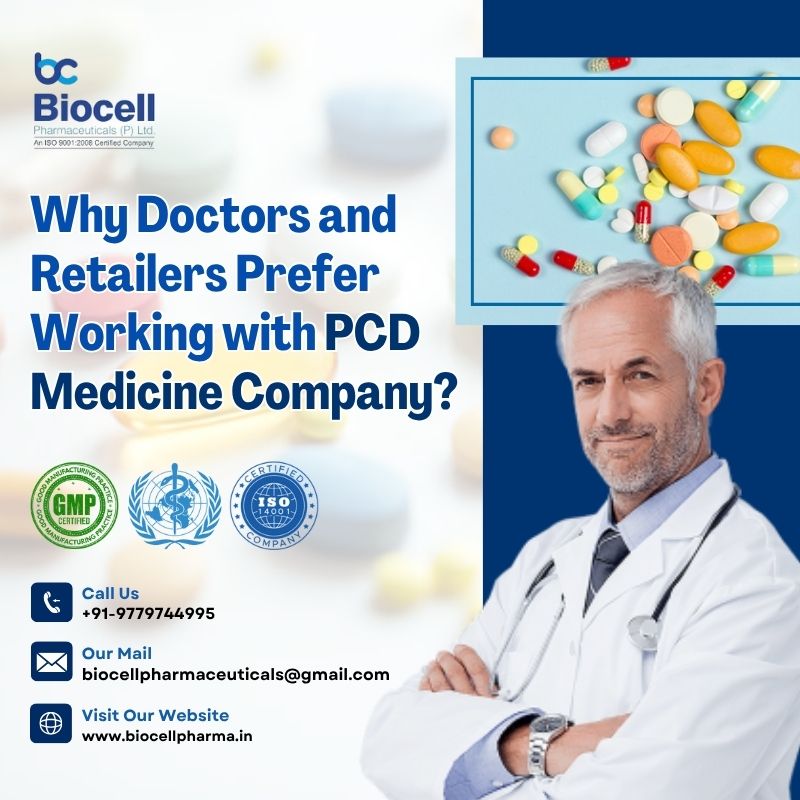 Why Doctors and Retailers Prefer Working with PCD Medicine Company?
