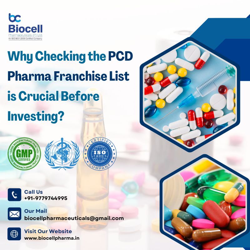 Why Checking the PCD Pharma Franchise List is Crucial Before Investing?