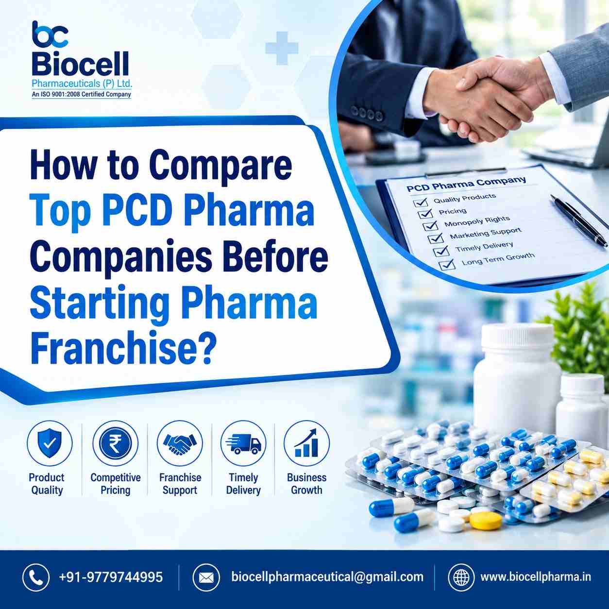 How to Compare Top PCD Pharma Companies Before Starting Pharma Franchise?
