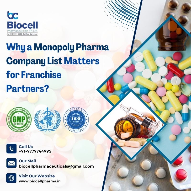 citriclabs | Why a Monopoly Pharma Company List Matters for Franchise Partners?